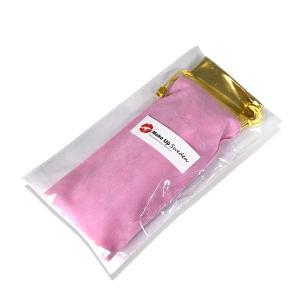 Pink Marble with a pouch 10 st. sminkborstar av fin kvalite