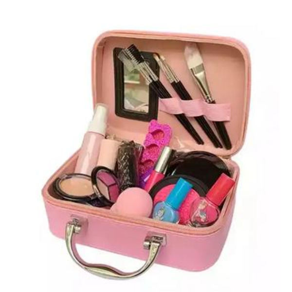 Unicorn Makeup set för barn, smink set för barn, sminkväska, make up set för tjej 3+ år