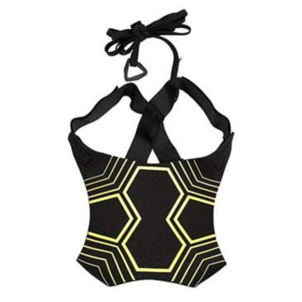 Elastiskt träningsband till fotboll Gul/Svart