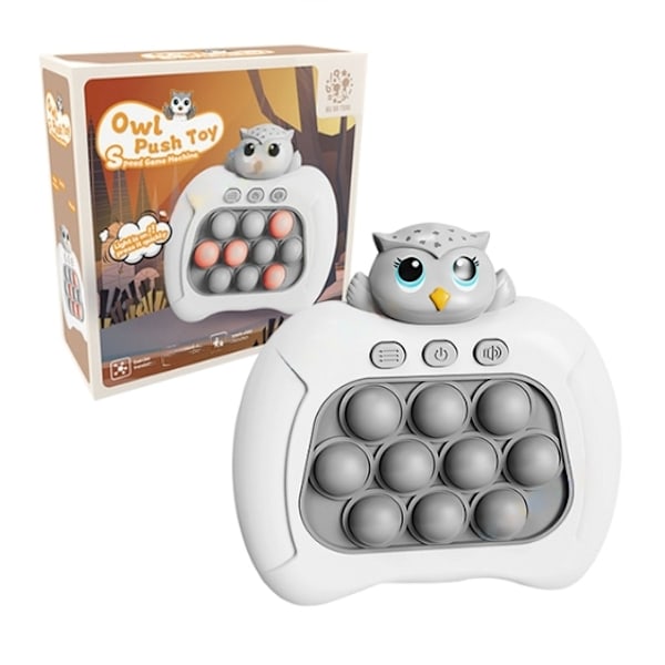 Owl Pop It Game - Pop It Pro Light Up Game Quick Push Fidget Spel