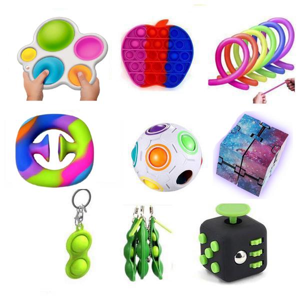PRO set - 15 st. Fidget Toys Set för barn och vuxna multifärg one size