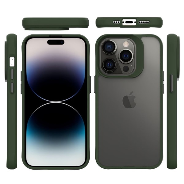 Combat X Mode Series iPhone 15 Pro skal - Militärgrön Grön