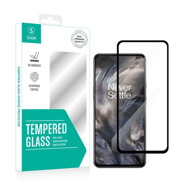 SiGN 2.5D Heltäckande Skärmskydd i Härdat Glas för OnePlus Nord