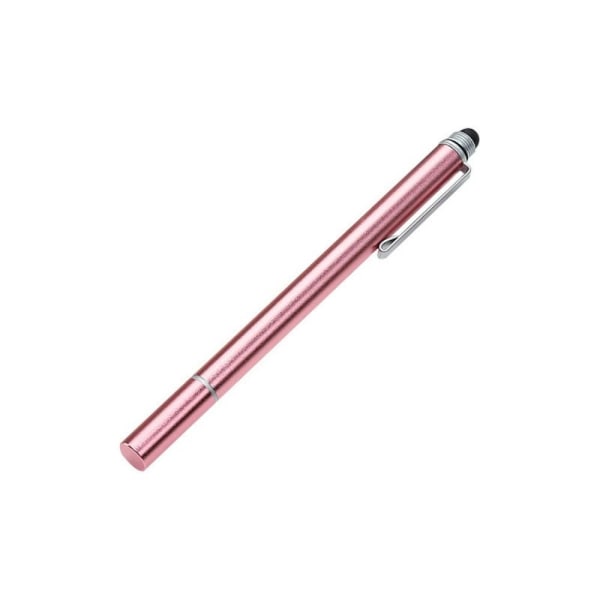 Fonken DRB-02 2-i-1 Stylus Pen för Touchskärmar - Rosa Rosa