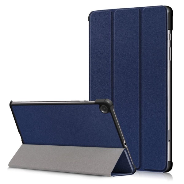 Tri-fold Fodral för Samsung Galaxy Tab S6 Lite - Mörkblå Blå