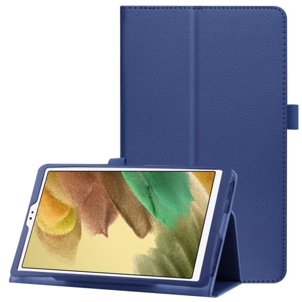 Samsung Galaxy Tab A7 Lite 8.7 fodral med ett stativ - Mörkblått Blå