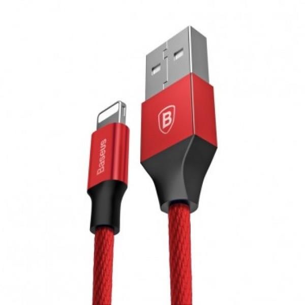 Baseus Yiven USB till Lightning, 2A, 3m - Röd Röd