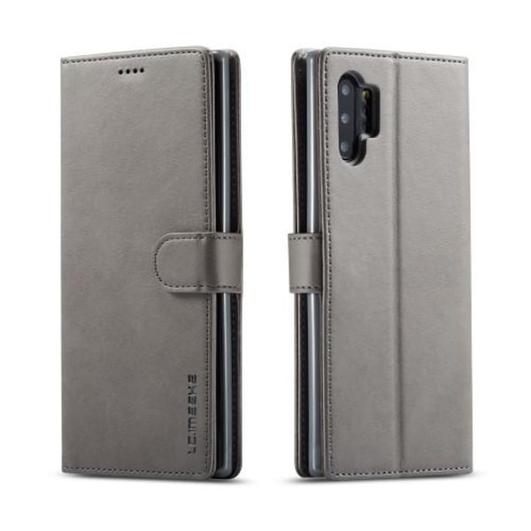 LC.IMEEKE Plånboksfodral för Samsung Galaxy Note 10 Plus - Grå grå