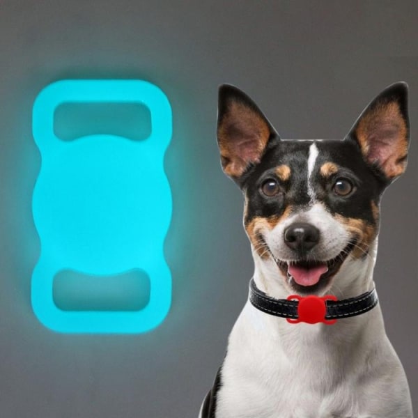 SiGN AirTag Dog Collar Skal - Luminous Blue