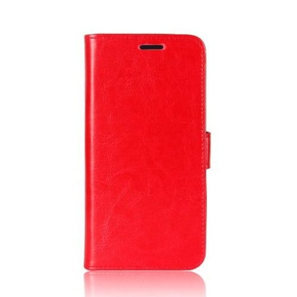 Crazy Horse Plånboksfodral till Samsung Galaxy A20e - Röd Röd