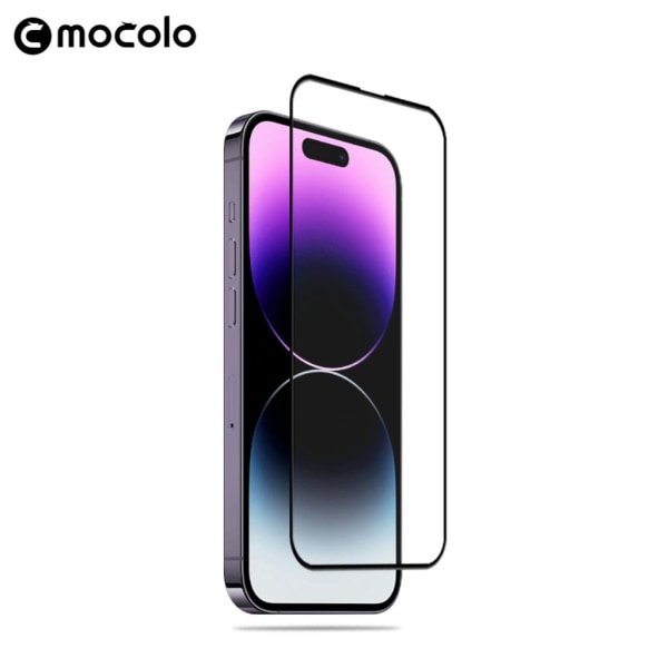 MOCOLO Skärmskydd i 2.5D Härdat Glas för iPhone 15 Ultra - Svart Svart