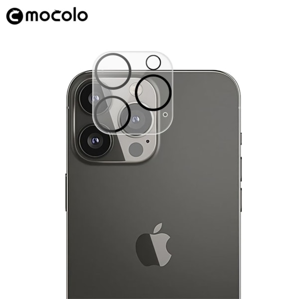 MOCOLO Linsskydd för iPhone 15 Pro / Ultra - Genomskinligt Transparent