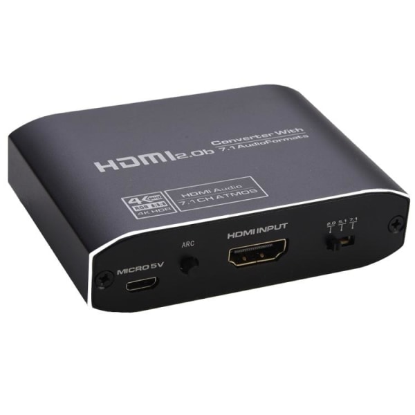 HDMI 4K Audio Splitter / Converter Svart