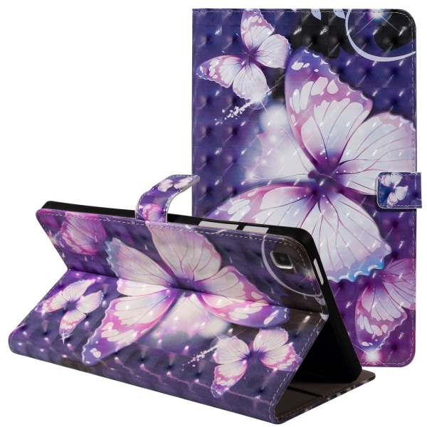 Samsung Galaxy Tab A7 Lite 8.7 fodral - Purple Butterfly