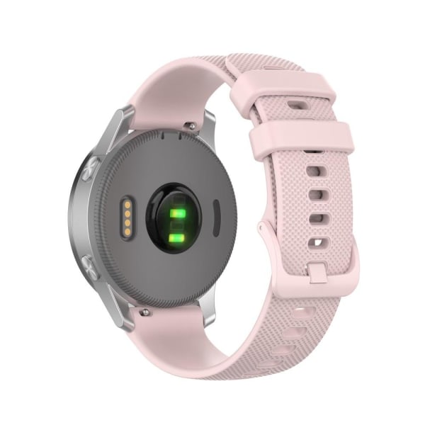 Silikonarmband 20mm för Galaxy Watch 42mm m.fl. - Rosa Rosa