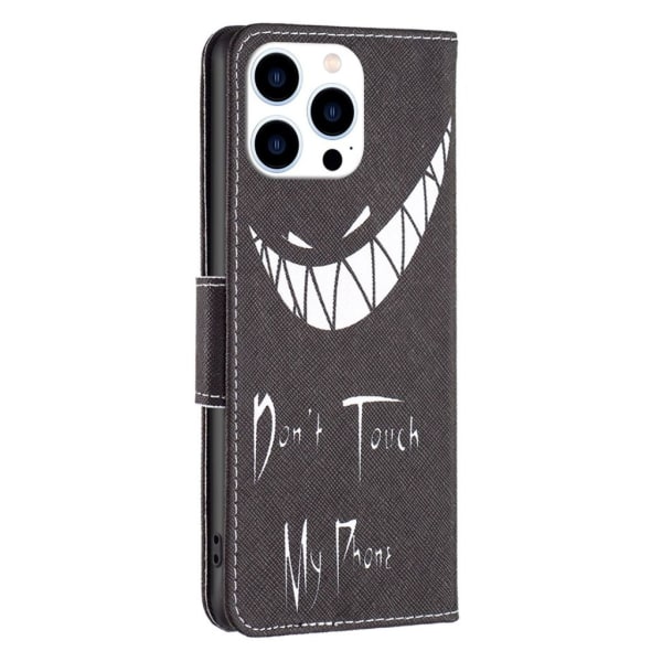 iPhone 15 Pro fodral med tryck - Don`t Touch My Phone, Smile