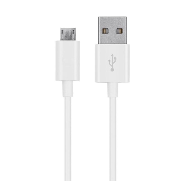 SiGN USB-A till Micro-USB Kabel 2m - Vit Vit