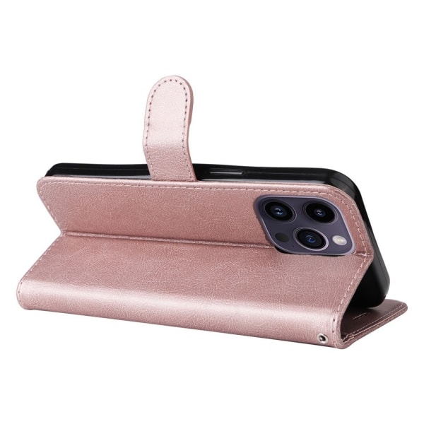KT Leather iPhone 15 Pro Max fodral - Roséguldfärgat Rosa guld