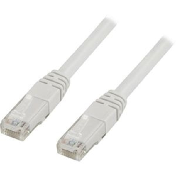 DELTACO Cat6 network cable, 15m, white Vit