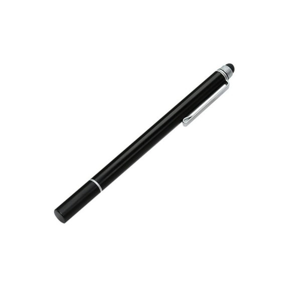Fonken DRB-02 2-i-1 Stylus Pen för Touchskärmar - Svart Svart