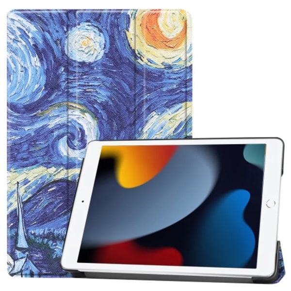 Tri-fold Fodral med Stativfunktion för iPad 10.2" 2019/2020 - Co Blå