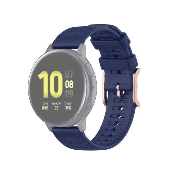 Dot Texture Samsung Galaxy Watch 41/42 mm 20 mm klockarmband - M Blå