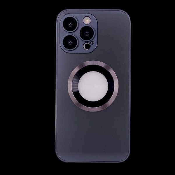SiGN Magnetic Case iPhone 15 med linsskydd och logo view - Svart Svart