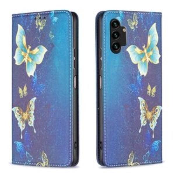 Samsung Galaxy A13 4G fodral - Golden Butterflies