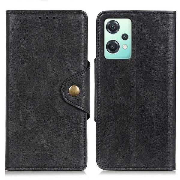 OnePlus Nord CE 2 Lite 5G PU Leather Stand Fodral - Svart Svart