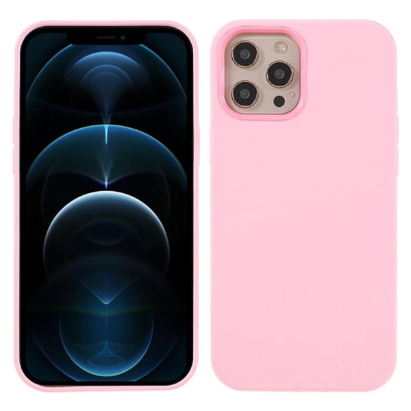 IPhone 12- 12 Pro silikonfodral - Rose Pink