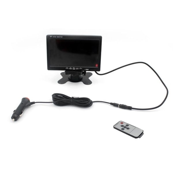 Trådlös Backkamera (2 st) för Lastbil inkl. LCD-skärm Svart
