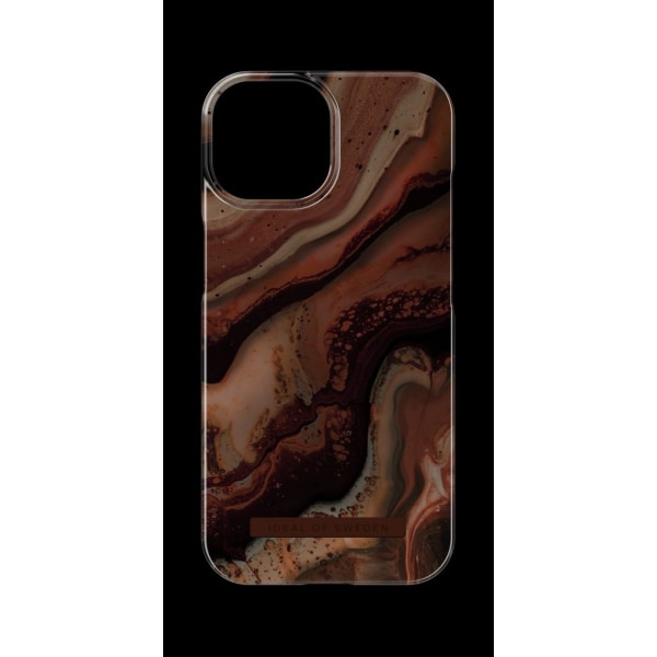 iDeal of Sweden iPhone 15 Pro-fodral, Dark Amber Marble