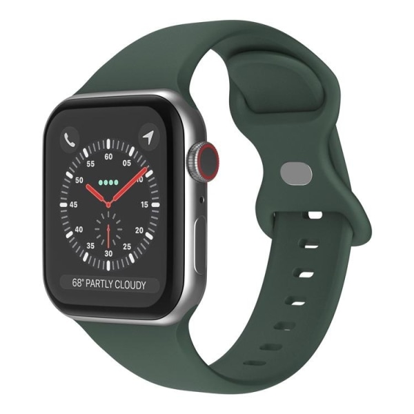 Armband i Silikon för Apple Watch 8 41mm m.fl. - Olive Green Grön