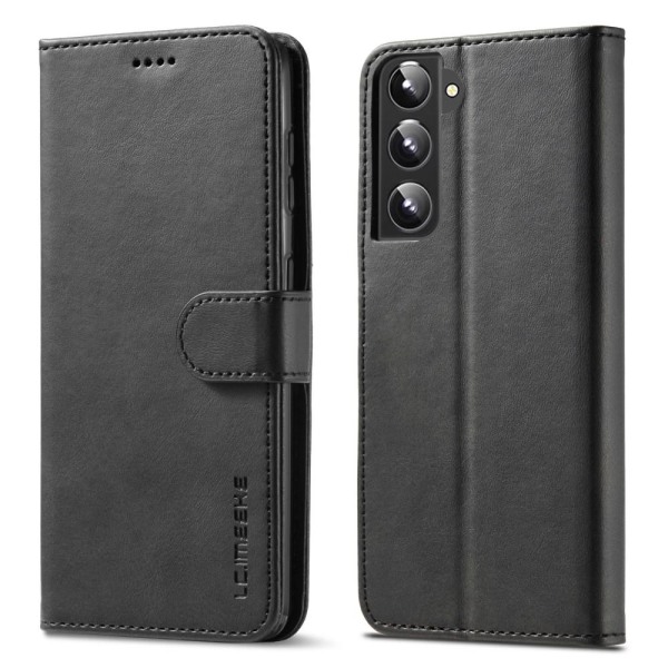LC.IMEEKE Samsung Galaxy S22 5G premium plånboksfodral - Svart Svart