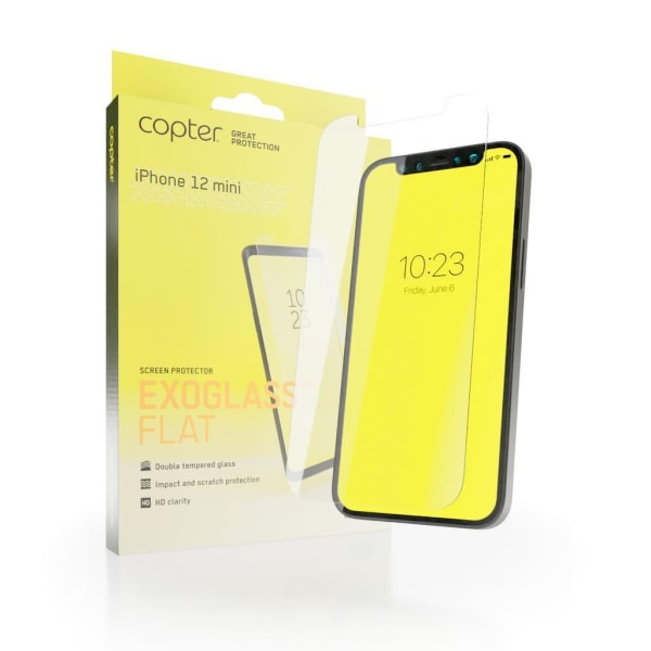 Copter Exoglass Skärmskydd för iPhone 12 Mini 5.4" Transparent