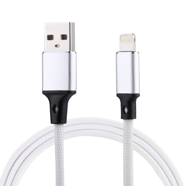 USB A till Lightning 2A,  Laddkabel, , 1m till iPhone - Vit Vit En meter