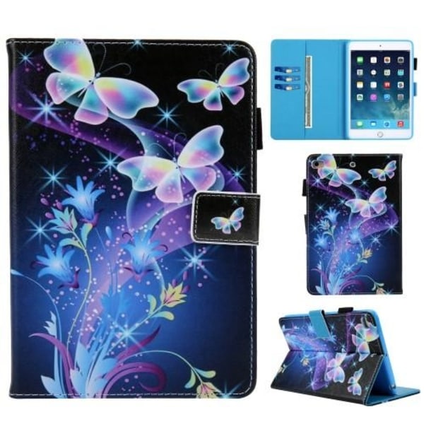Plånboksfodral Fjärilar till iPad 9.7, Air, Air 2