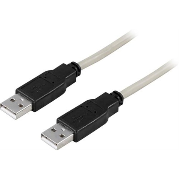 DELTACO USB 2.0 cable Type A male - Type A male 0.5m