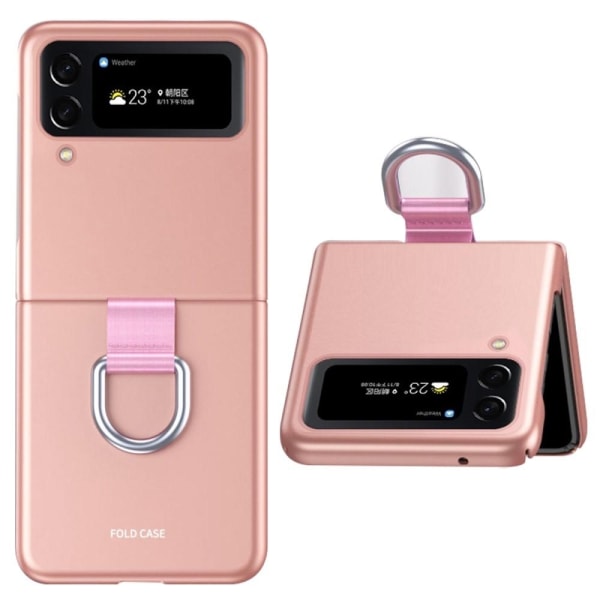 Samsung Galaxy Z Flip4 5G Ultra-slim Anti-fingerprint Skal - Ros Rosa guld