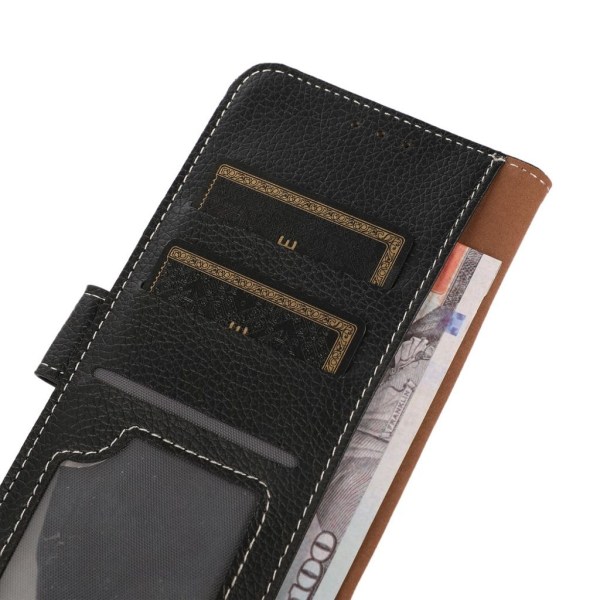 Enkelt iPhone 15 Pro Max plånboksfodral - Svart Svart