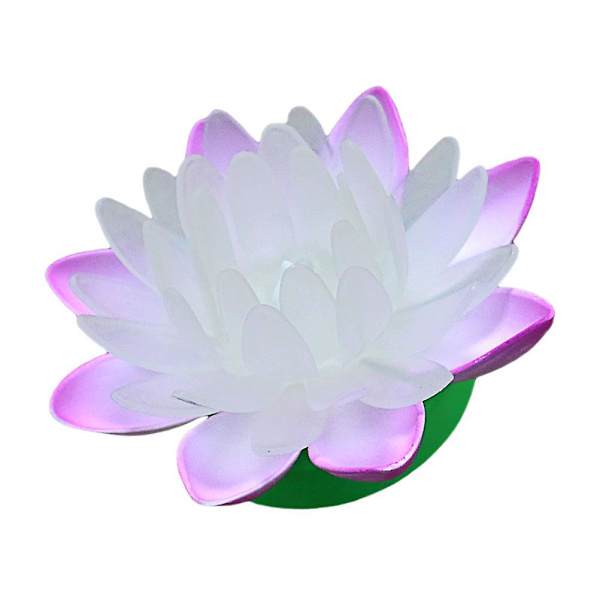 Solljus Utomhus Dekorativt Vatten Blomma Ljus Bröllop Blomsterlampa Flod Lykta Lampa Damm Nattlampa Lila 11*6cm Lila Purple 11*6cm