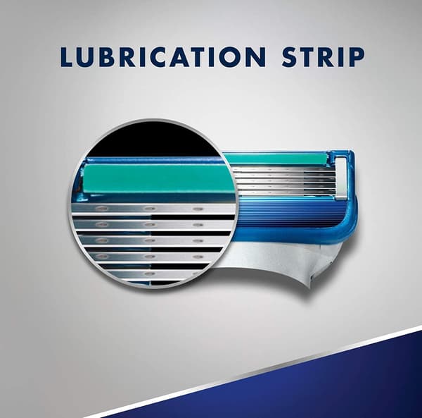 Kompatible Gillette barberblade til mænd 12 stk. Lubrastrip for en mere behagelig barbering