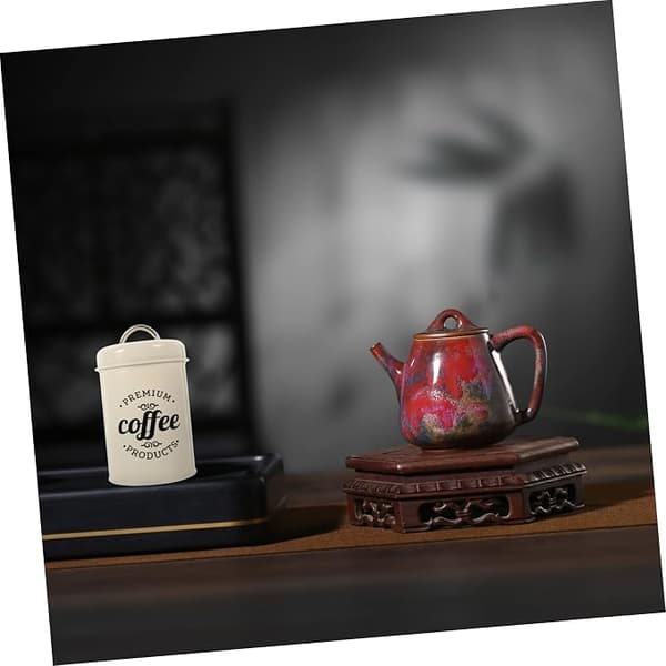 Godisburk Kaffe och lufttät kaffeförvaring Rund kaffeburk Kaffe