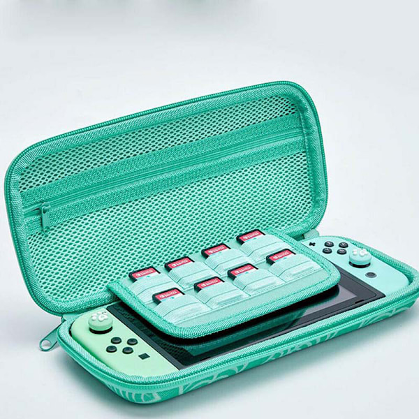 Opbevaringsetui til Nintendo Switch Lite - Til Nintend Switch NS Cons Grøn