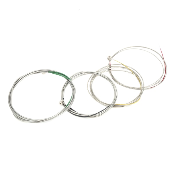 4 stk. basstrenge rustfrit stål legering nikkelbelagt musikinstrument tilbehør BD600