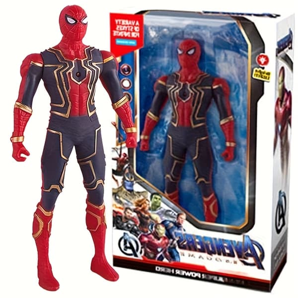 Marvel 17cm Animerad Karaktär Spider-för Man Hulk Actionfigur Iron-för Man Tecknad Julklapp, Marvel Fan Samlarobjekt, Samlarobjekt Action Spider-Man