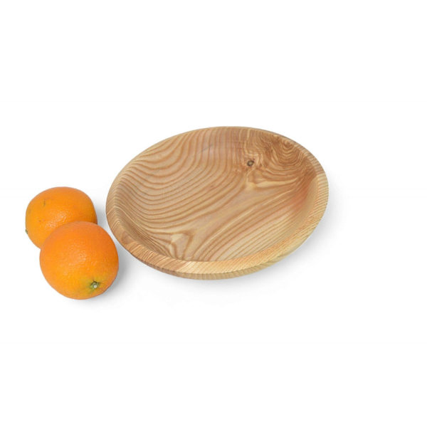 Träskål Fruktskål Ø 24 Cm Kärnäska Handgjord