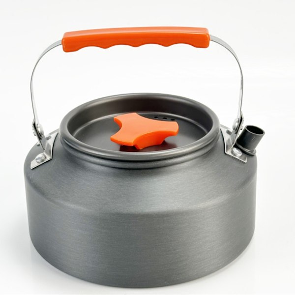 Utomhus vattenkokare camping tebryggning speciell vattenkokare portabel gasspis teservis picknick tekanna camping öppen eld 1.1L kettle [with mesh bag]