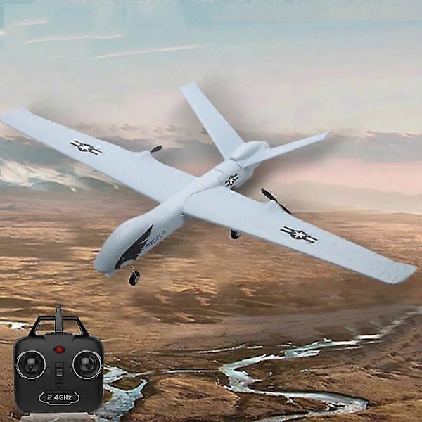 Z51 Predator RC Liidokki 2.4G 2CH Käsin Heitettävä Vaahtomuovilentokone Valolla Kiinteä 660MM Siipiväli Lentokone Hävittäjä Leluja Pojille Lapsille Robottileluja