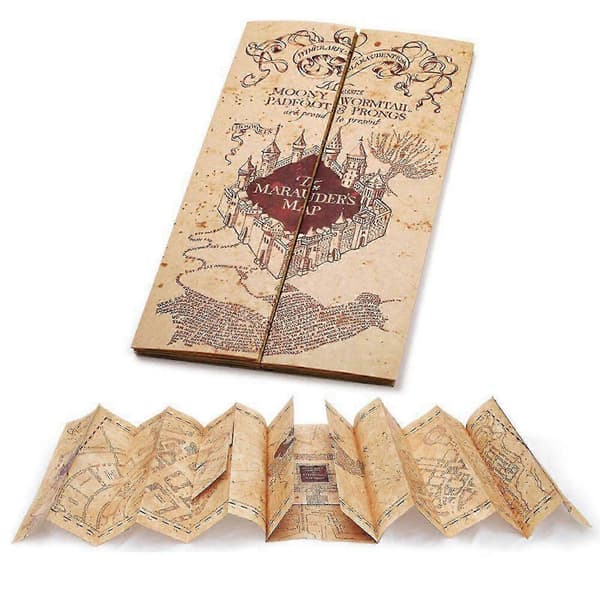 Harry Potter Marauders Kort, Hogwarts Wizarding World Samlerobjekt Gave til fans og børn